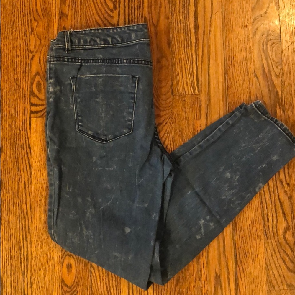 Distresses Target denim